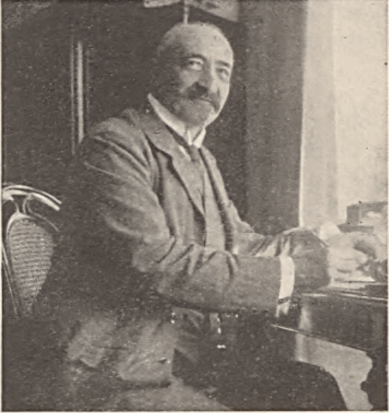 Photograph of Oskar Teubet, Hydraulic Engineer from Germany